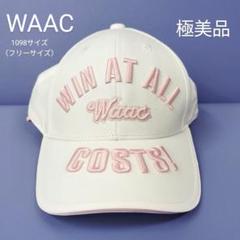 【T】WAAC ワック レディース リボン付き キャップ フリーサイズ