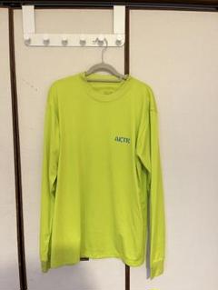 美品！レディース AKTR 蛍光イエロー 長袖シャツ M