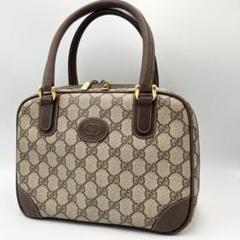 【美品】GUCCI ハンドバッグ GG スプリーム インターロッキング