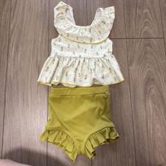 BEAMS:mini フリル付き水着セット M