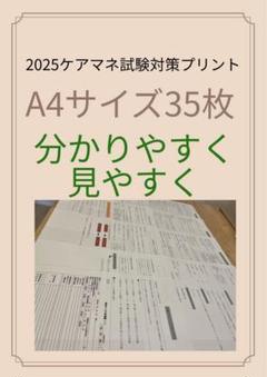 ケアマネ試験プリント2025 介護支援専門員