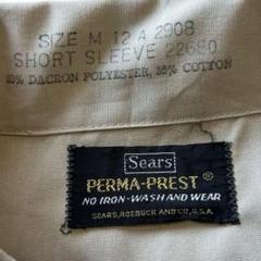 sears Mサイズ 半袖ワークシャツ 70s ヴィンテージ 古着