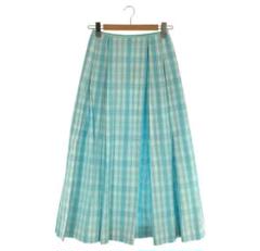 新品】 Drawerドゥロワーコットンシルクタータン チェックロング