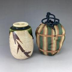 茶道具 赤織部茶入 水野健ニ 茶入 共箱 - メルカリ