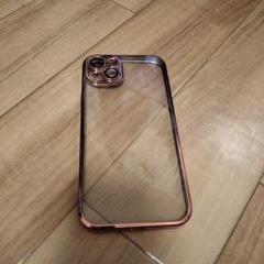 iPhone14max　ピンク　透明　スマホケース