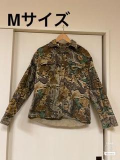ミリタリー 迷彩 長袖シャツ 古着 メンズ
