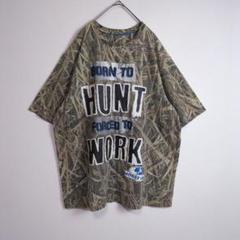 Tシャツ (XL) リアルツリーカモ 大きいサイズ モッシーオーク 迷彩色 古着
