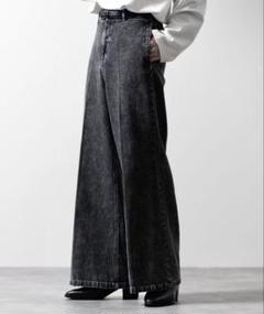 CLEL ブラック L CLEL スラックス 「CLEL」Soft W Similar Gabardine Straight