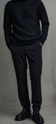 AZUL BY MOUSSY A PERFECT TROUSERS ブラック　L
