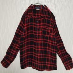 FINAL DECISION チェック柄シャツ 赤黒 長袖 レディース 古着