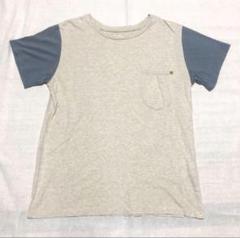 【美品】Anachronormアナクロノーム バイカラーポケットTシャツ 日本製