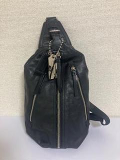未使用級✨️コーチ ボディバッグ ショルダーバッグ トンプソン レザー ネイビー COACH コーチ トンプソン ボディバッグ オールレザー 本革