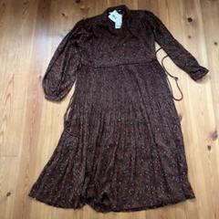 ユニクロ　シフォンプリーツワンピース　M