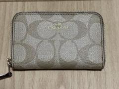 COACH ベージュ コインケース