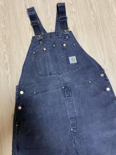 試着のみ ダブルニー CARHARTT オーバーオール 濃