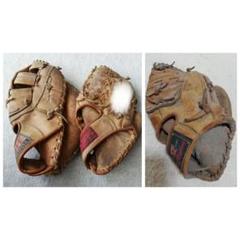 【中古品】NILE 詳細不明 野球グローブ 3個セット / 使用感あり 現状