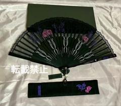 【新品未使用タグ付】ANNA SUI アナスイ ラメ 扇子 保存袋 蝶々 薔薇 新品未使用タグ付】ANNA SUI アナスイ ラメ 扇子 保存袋 蝶々