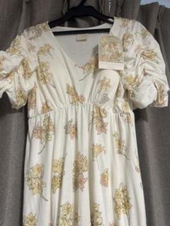 【新品タグ付き】ジェラートピケ ミュシャ　半袖ロングワンピース m95974757335_1.jpg?1719663672