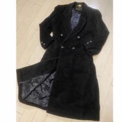 MADUSON マディソン オンワード ロングコート カシミヤ チェスター 黒 MADUSON マディソン オンワード ロングコート カシミヤ
