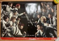 SnowMan SixTONES セブン　ポスター　非売品 Snow Man - セブンイレブンコラボ ポスター SixTONES vs Snow