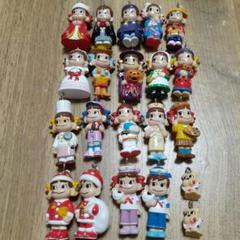昭和レトロ人形4体　ナショナル人形＋ぺコちゃんポコちゃん人形キーホルダー14体 昭和レトロ人形4体 ナショナル人形＋ぺコちゃんポコちゃん人形