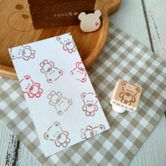 『小さなくまちゃん』消しゴムはんこ