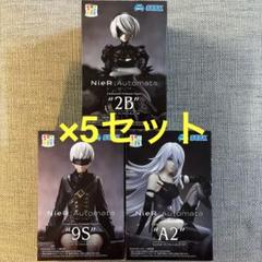 ニーア オート マタ　ちょこのせ プレミアムフィギュア　2B　9S　A2　３体 TVアニメ「NieR:Automata Ver1.1a」 ちょこのせ プレミアム