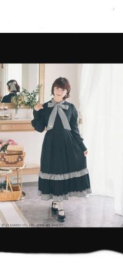 青木美沙子さんメゾンドフルールマロンクリームワンピース