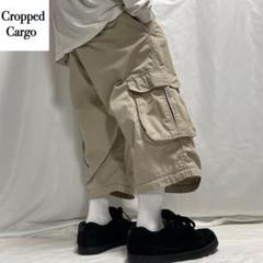00s y2k クロップド カーゴ バギーパンツ Tech 極太 ショーツ