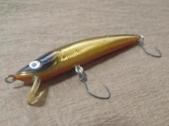 オールド菊池ミノー純金箔180 金黒 新品未使用