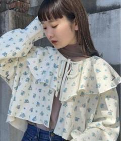 poppy あさぎーにょ PUFF TIED BOLERO グレー poppy DENIM BOLERO あさぎーにょ