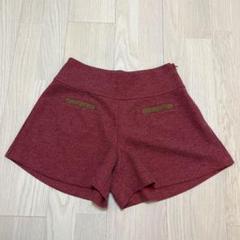 新品 未使用 ローズバッド ショートパンツ ハーフパンツ パンツ チェック 赤
