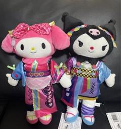 ピューロランドコラボレーション ライブキャラBIGぬいぐるみマイメロディ・クロミ