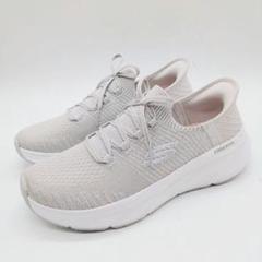 美品 スケッチャーズ スリップインズ グレー 24.5cm　463