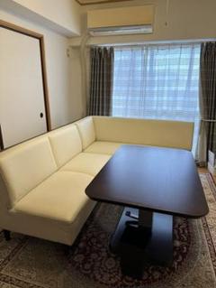 ポテト　昇降式ダイニングテーブル木製　ダークブラウン　木製　ニトリ ポテト様専用 昇降式ダイニングテーブル木製 ダークブラウン