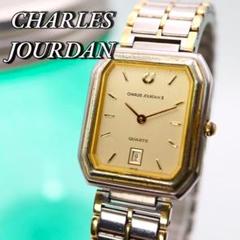 CHARLES JOURDAN スクエア デイト メンズ 腕時計 910