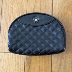MARY QUANT キルティングポーチ ブラック