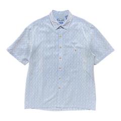 古着 カンピア レーヨン/ポリエステル 半袖シャツ レーヨンシャツ メンズL
