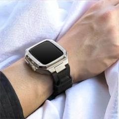 45mm アップルウォッチベルト　カバーセット 時計ベルト 時計