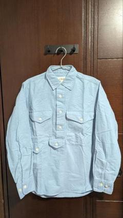 マウンテンリサーチ mountain research プルオーバーシャツ Mountain Research “B.D. Pullover” WHITE M,XL マウンテン