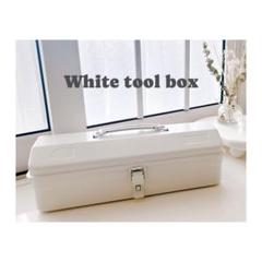 ★美品★スチールツールボックスWhite人気商品につき早い者勝ちです♪のサムネイル