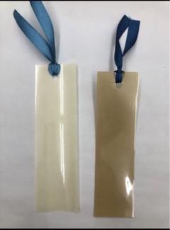 シルク 布 草木染め しおり（桜葉）