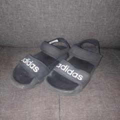 adidas ブラックスポーツ サンダル