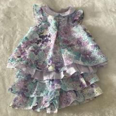 Sense of wonder ワンピース　セットアップ　花柄　80