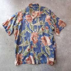 ポロラルフローレン 90年代 ヴィンテージ キャンプ リネンシャツ アロハシャツ