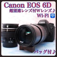 【美品・動作良好】※中古 Canon EOS 6D フルサイズ機 EOS 6D Canon キヤノン 超望遠トリプルレンズセット SDカード
