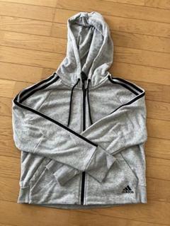 adidas グレー フルジップパーカーのサムネイル