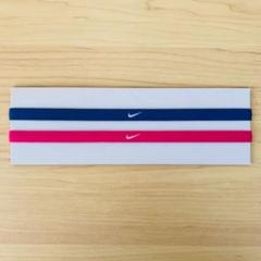 人気! nike ヘアバンド ブルー×ピンク
