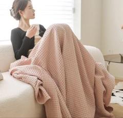 songlibin ワッフルケット タオルケット冷房対策 ブランケット 毛布