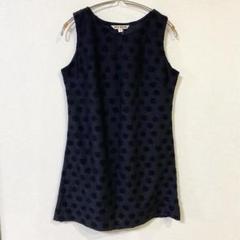 【RED ROUGE】チュニック カットソー 花柄刺繍 ノースリーブ シンプルM